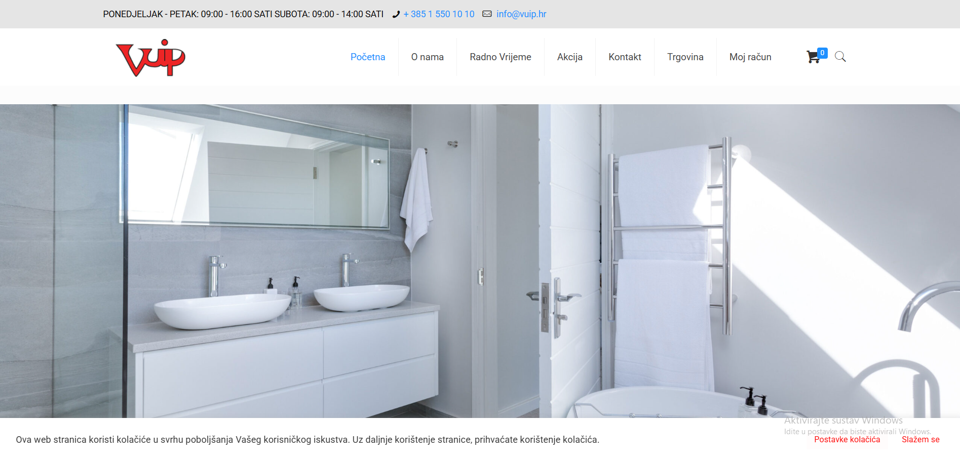 Izrada online trgovine za klijenta V.U.I.P.